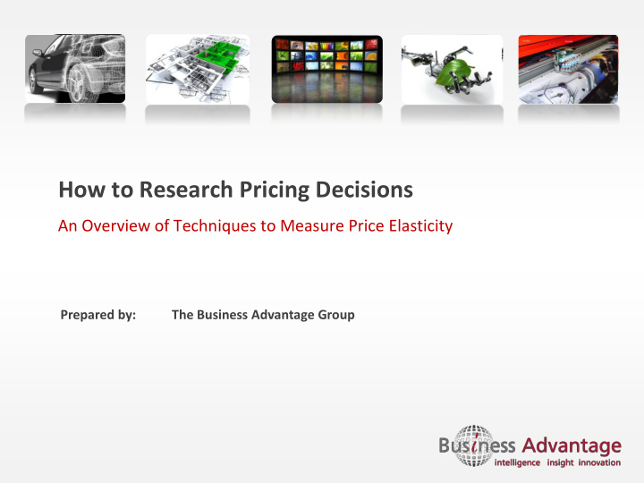how to research pricing decisions