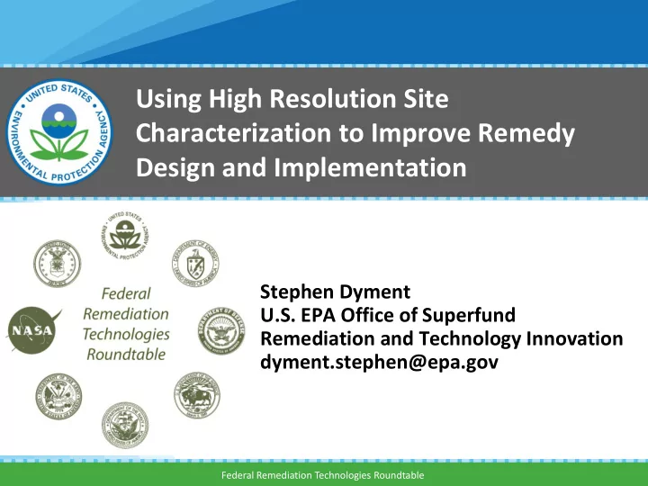 using high resolution site characterization to improve