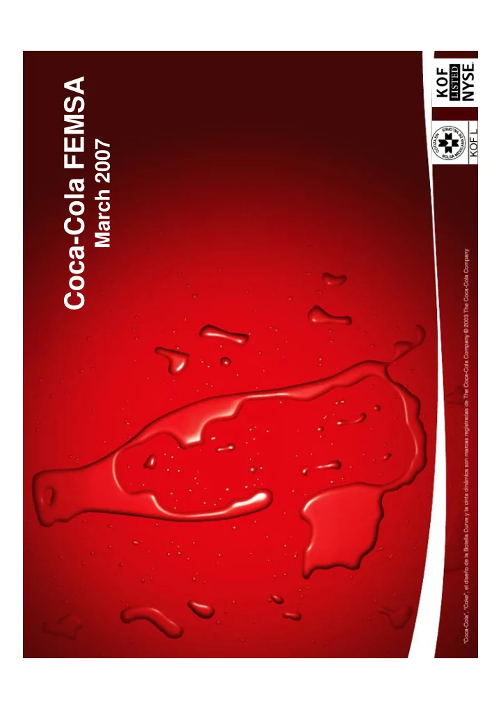 coca cola femsa