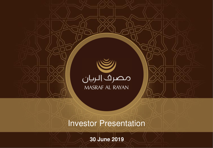 investor presentation