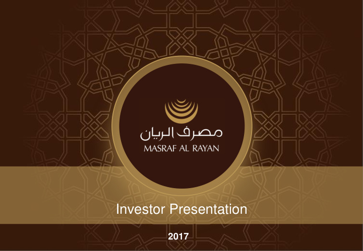 investor presentation