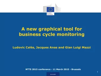 Ludovic Cals, Jacques Anas and Gian Luigi Mazzi  NTTS 2015 conference - 11 March 2015 - Brussels