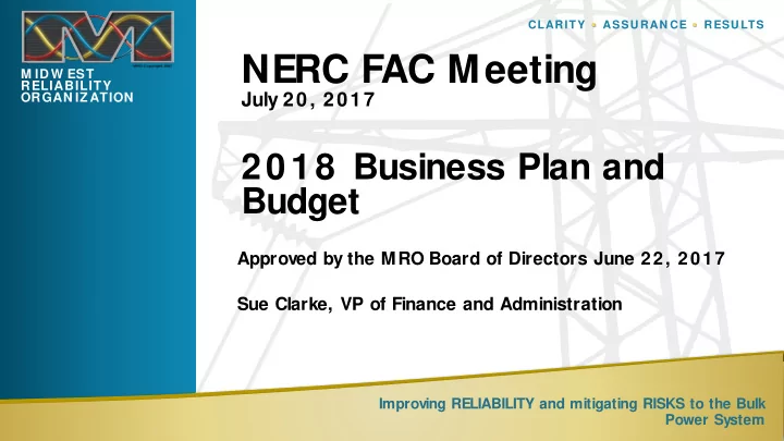 nerc fac meeting