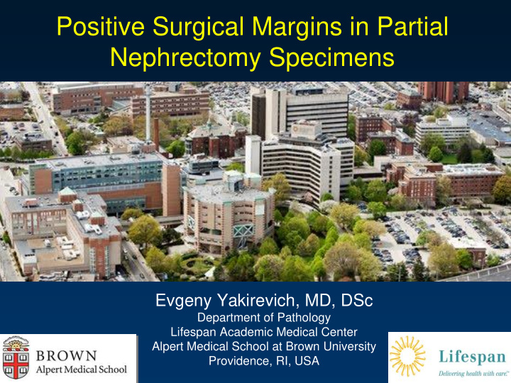 positive surgical margins in partial nephrectomy specimens