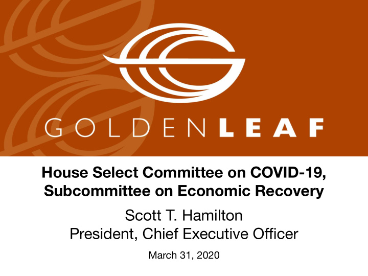 house select committee on covid 19 subcommittee on