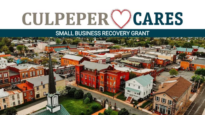 small busin iness recovery grant