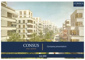 Company presentation  June 2020  Agenda  I  Company Overview  Company Overview  4  II  II  Recent