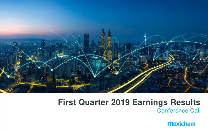 first quarter 2019 earnings results