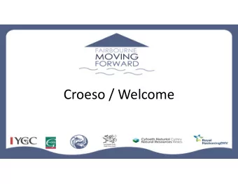 Croeso / Welcome We are not abandoning you .nothing has changed  Wh  What at is is go going on