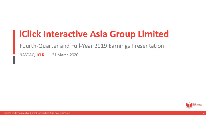 iclick interactive asia group limited