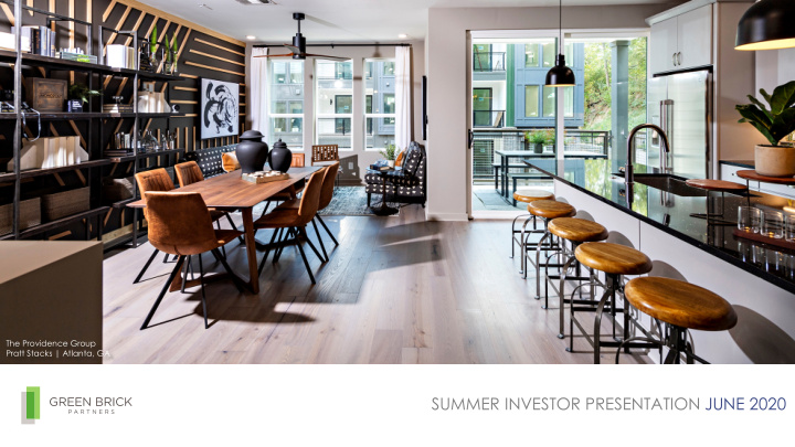 summer investor presentation june 2020