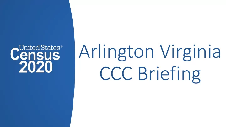 arlington virginia ccc briefing overview of cccs