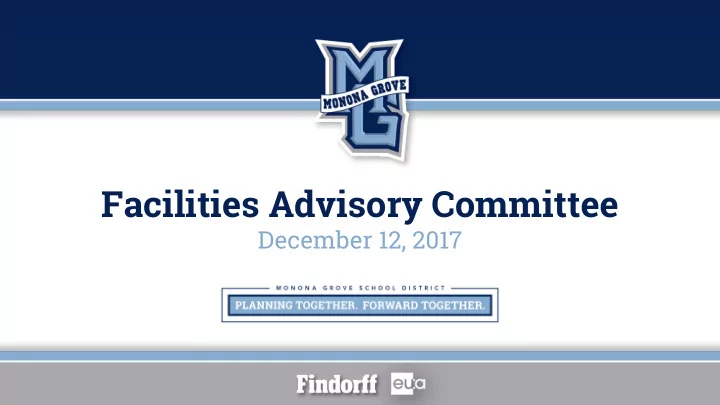 facilities advisory committee