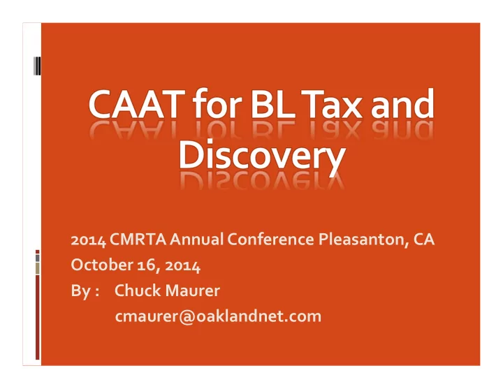 2014 cmrta annual conference pleasanton ca october 16