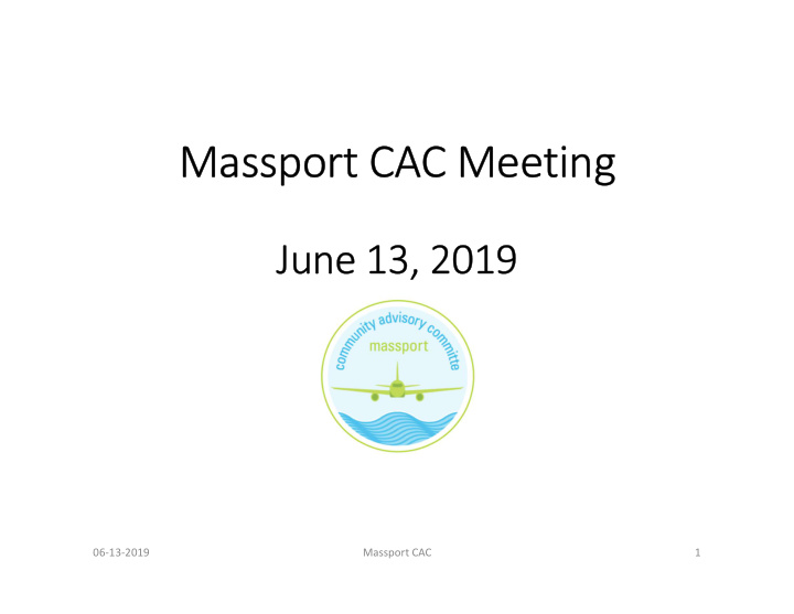 massport cac meeting