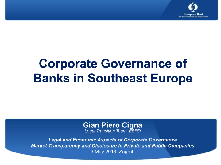 corporate governance of corporate governance of