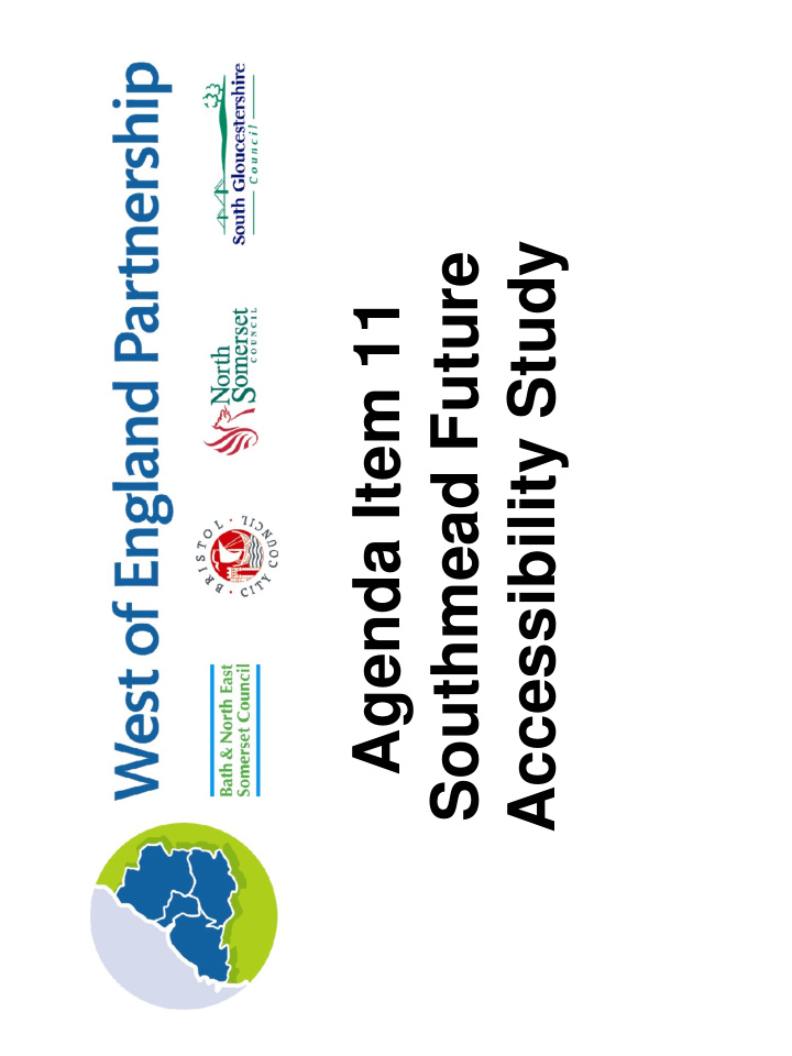 southmead future accessibility study agenda item 11