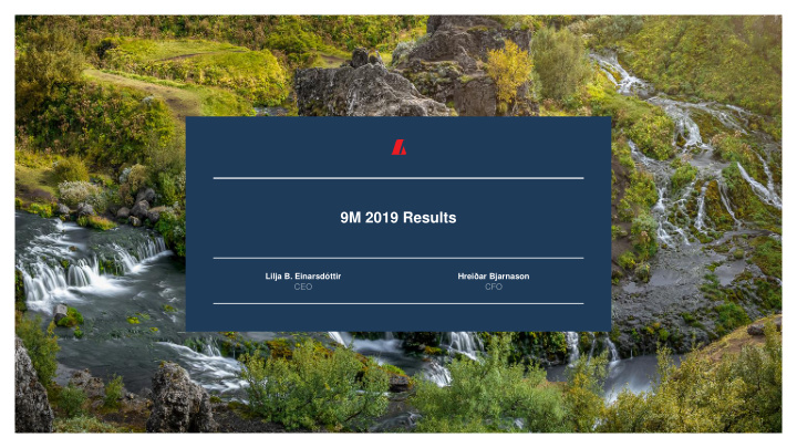 9m 2019 results