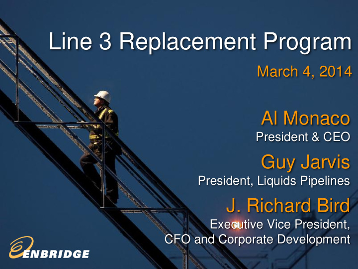line 3 replacement program
