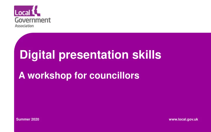digital presentation skills