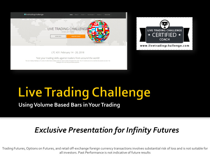 exclusive presentation for infinity futures