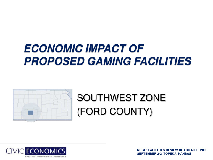 proposed gaming facilities