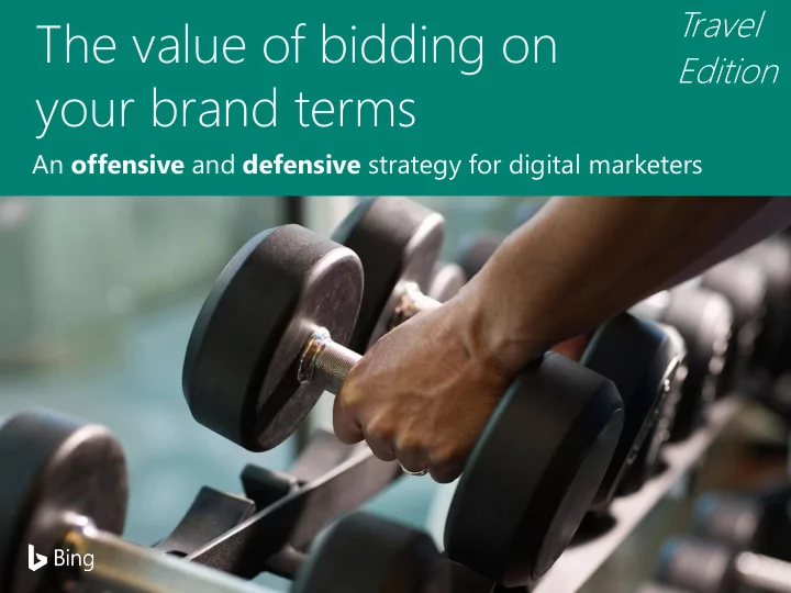 the value of bidding on