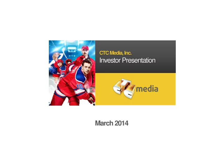 investor presentation march 2014 we fully capture the