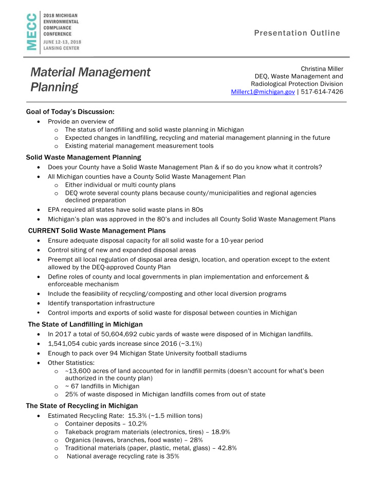 material management