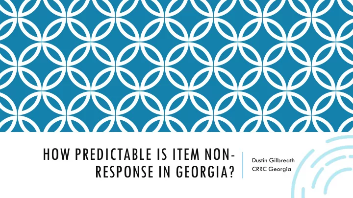 response in georgia