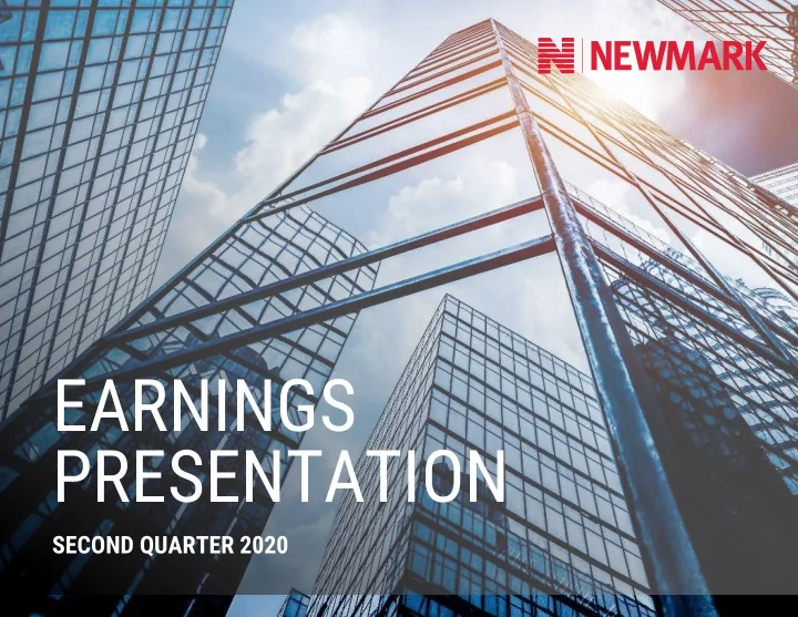 earnings presentation