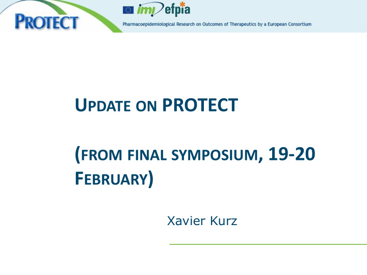 from final symposium 19 20 f ebruary xavier kurz protect