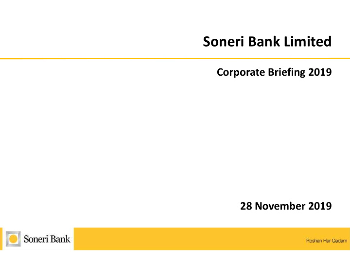 soneri bank limited