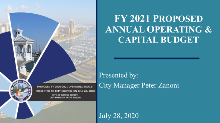 fy 2021 proposed budget summary