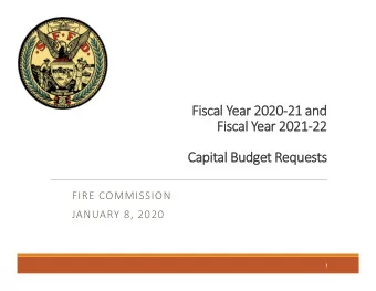 Fisc  Fiscal al Ye Year 2020 2020  21 21 and and  Fisc  Fiscal al Ye Year 2021 2021  22  22