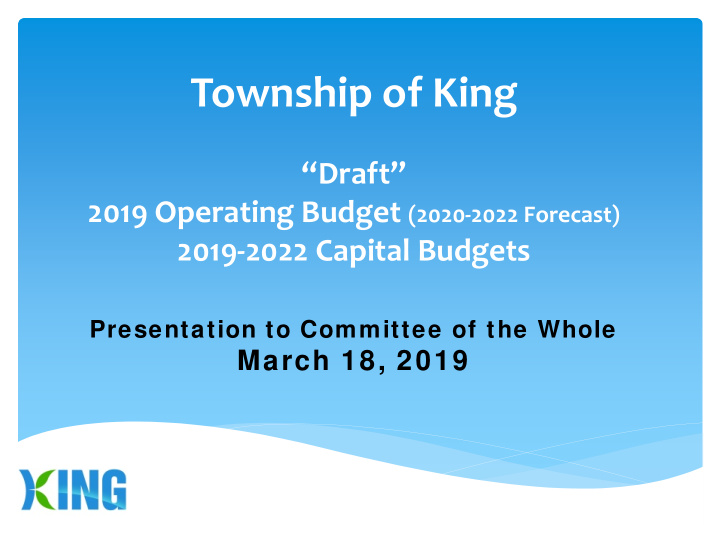 township of king