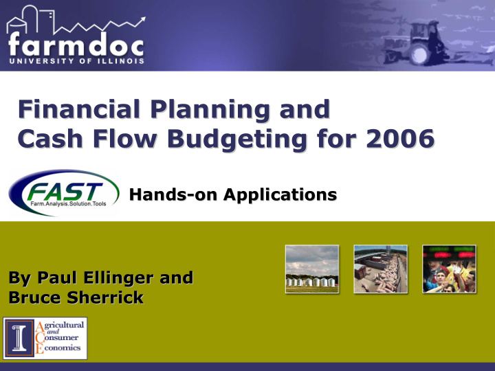 financial planning and financial planning and cash flow