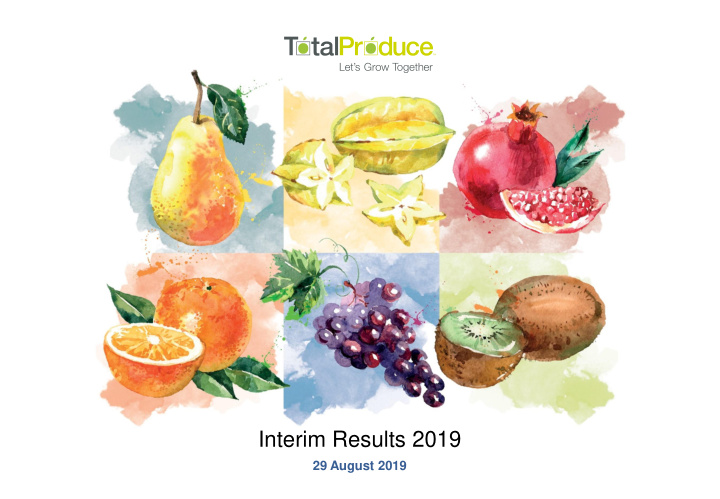 interim results 2019