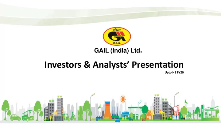 investors analysts presentation