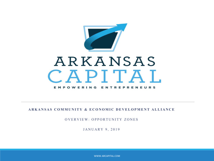 arkansas community economic development alliance overview