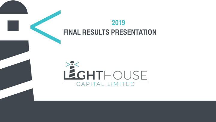 2019 final results presentation