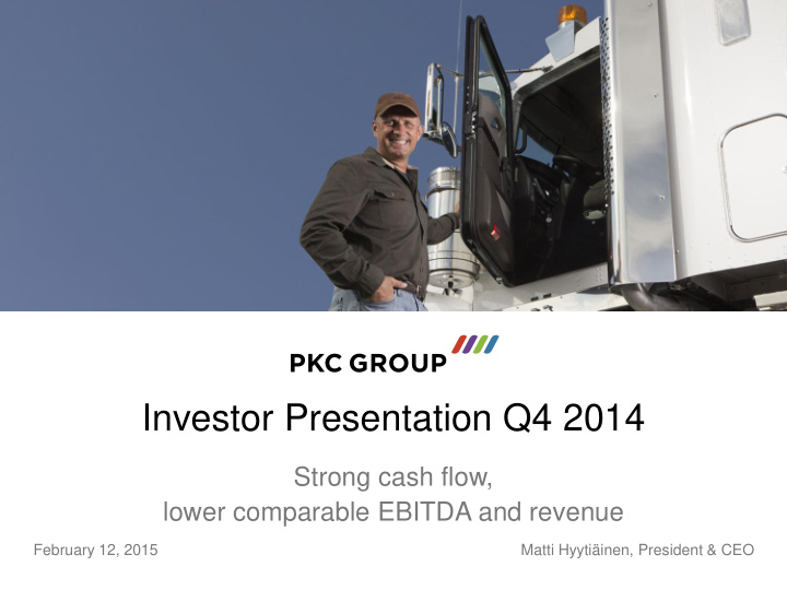 investor presentation q4 2014