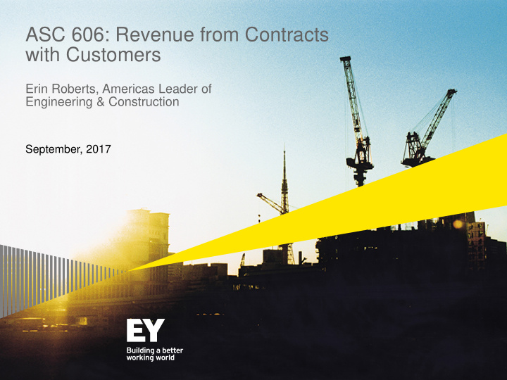 asc 606 revenue from contracts with customers