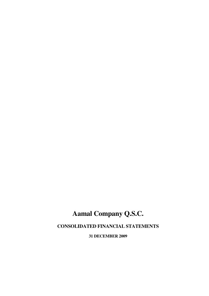 aamal company q s c