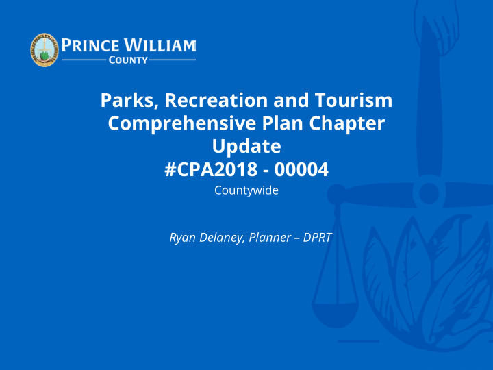 parks recreation and tourism comprehensive plan chapter