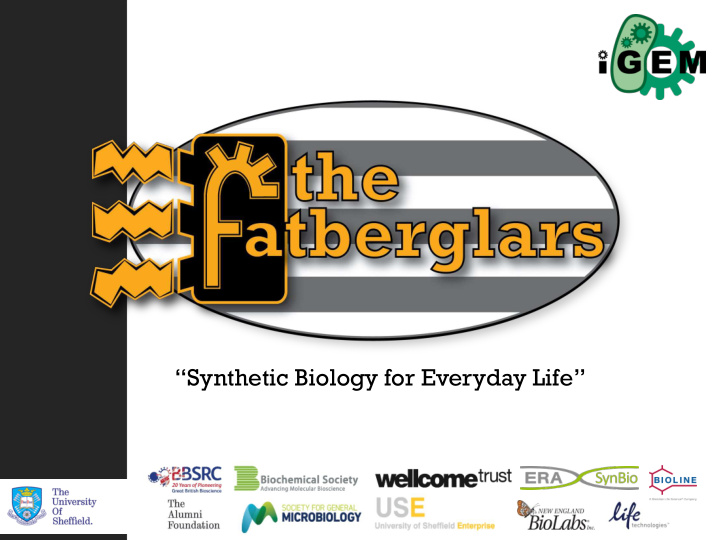 synthetic biology for everyday life our project