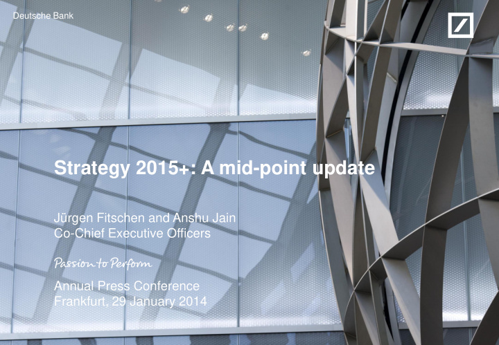 strategy 2015 a mid point update