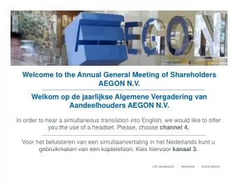 zyxwvutsrqponmlkihgfedcbaYXWVUTSRQPONMLKJIHGFEDCBA  Welcome to the Annual General Meeting of