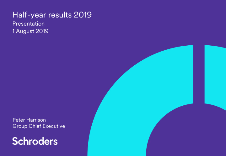 half year results 2019
