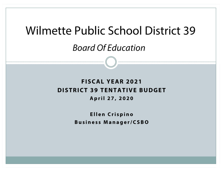 wilmette public school district 39